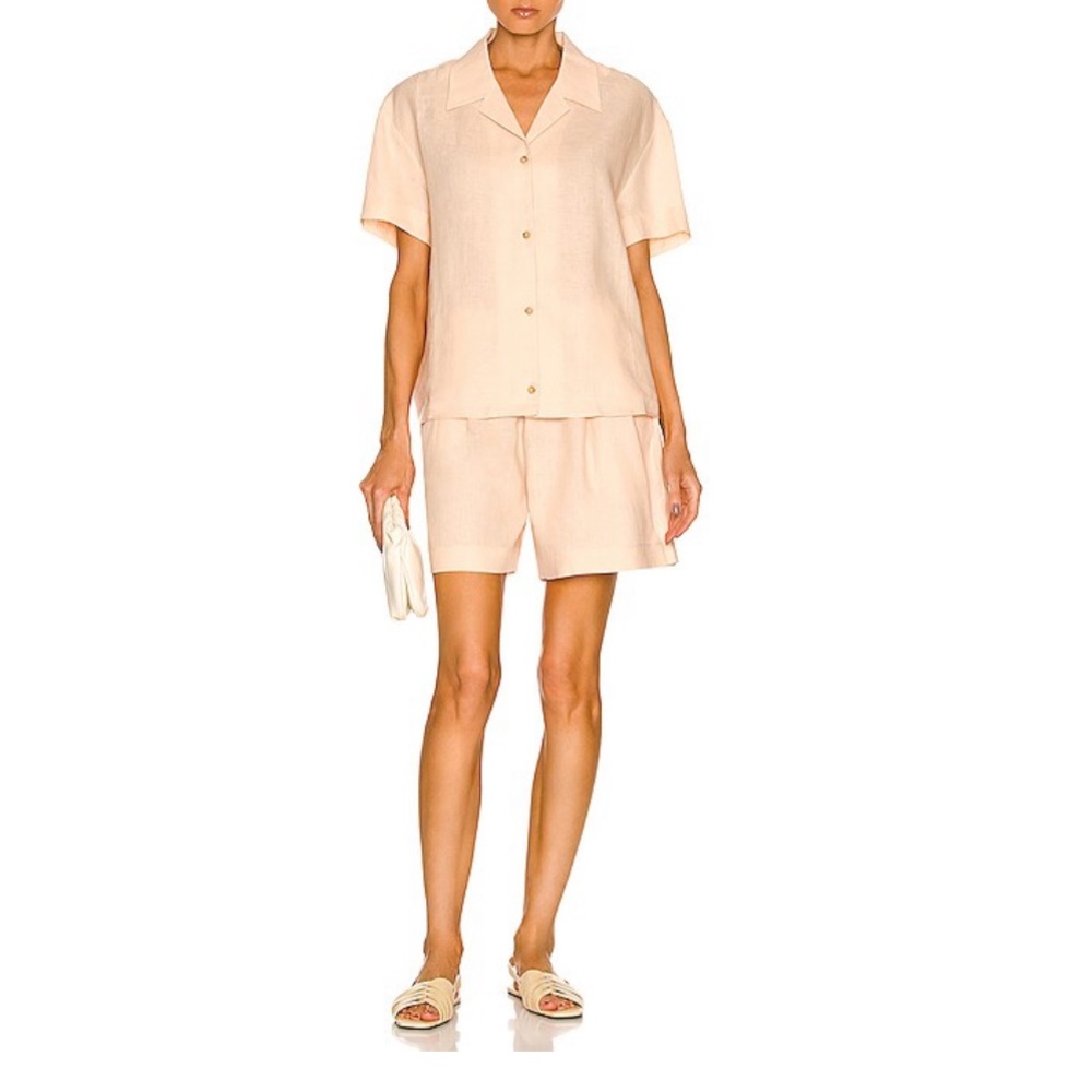 Asceno NWT Prague organic linen shirt